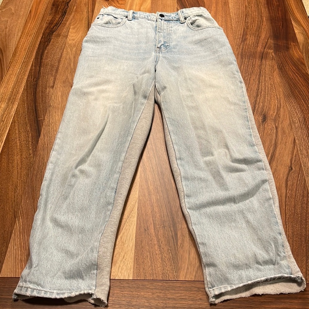 Alexander Wang half jeans half sweats